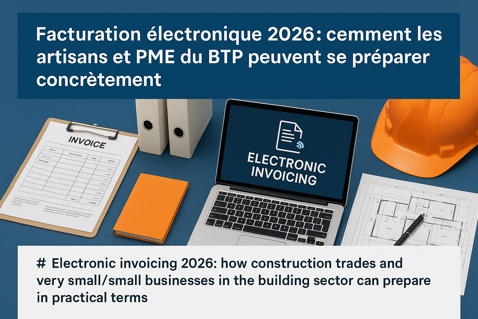 Facturation électronique 2026 : comment les artisans du bâtiment et les TPE/PME du secteur construction peuvent se préparer concrètement